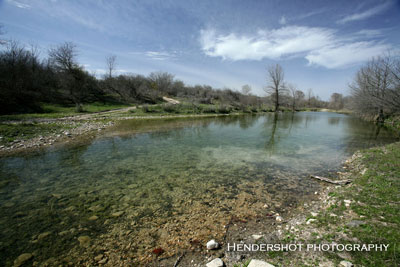 Sabinal River flowing through the 'River Pasture' during the winter. Brushy Hill Ranch offers 100% fair chase bowhunting, in South Texas, for prices everyone can afford. if you're looking for a great place to hunt, that you'll be able to hunt more often, come hunt Brushy Hill Ranch! Cheap prices, coupled with lots of wild game, means GREAT HUNTING!