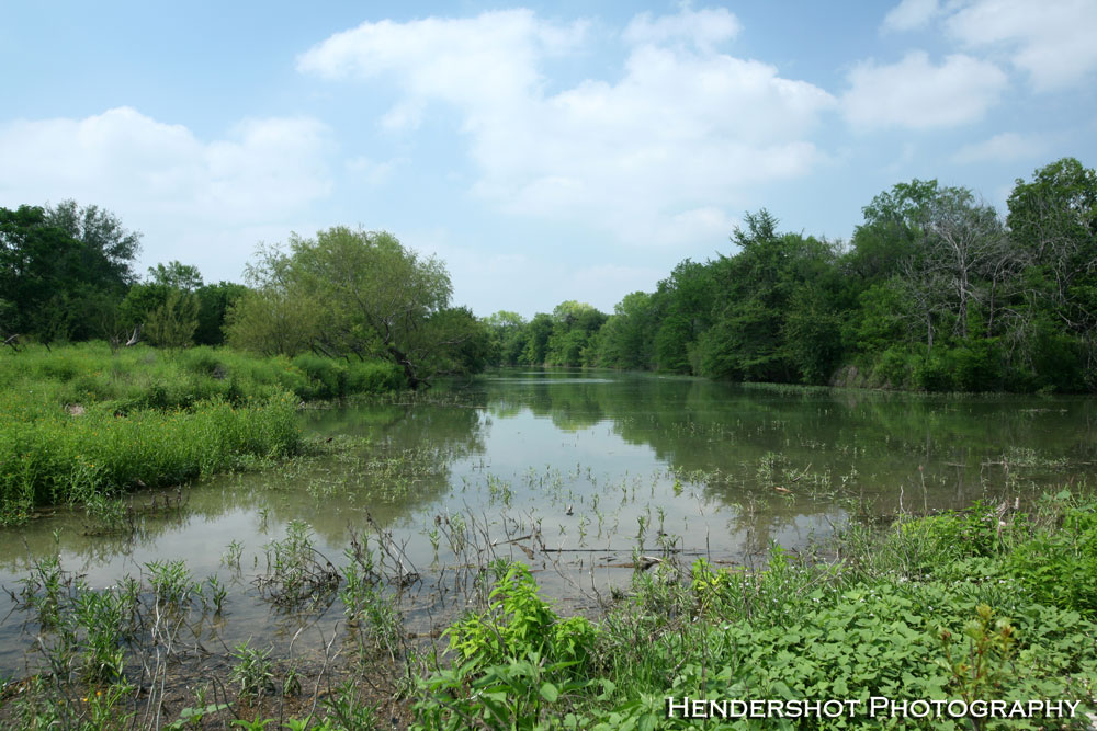 Sabinal River flowing through the 'River Pasture' at Brushy Hill. Bowhunting for less - Wild Hog bowhunting at affordable prices! 